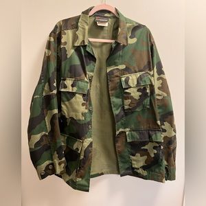Mens Camo Shacket